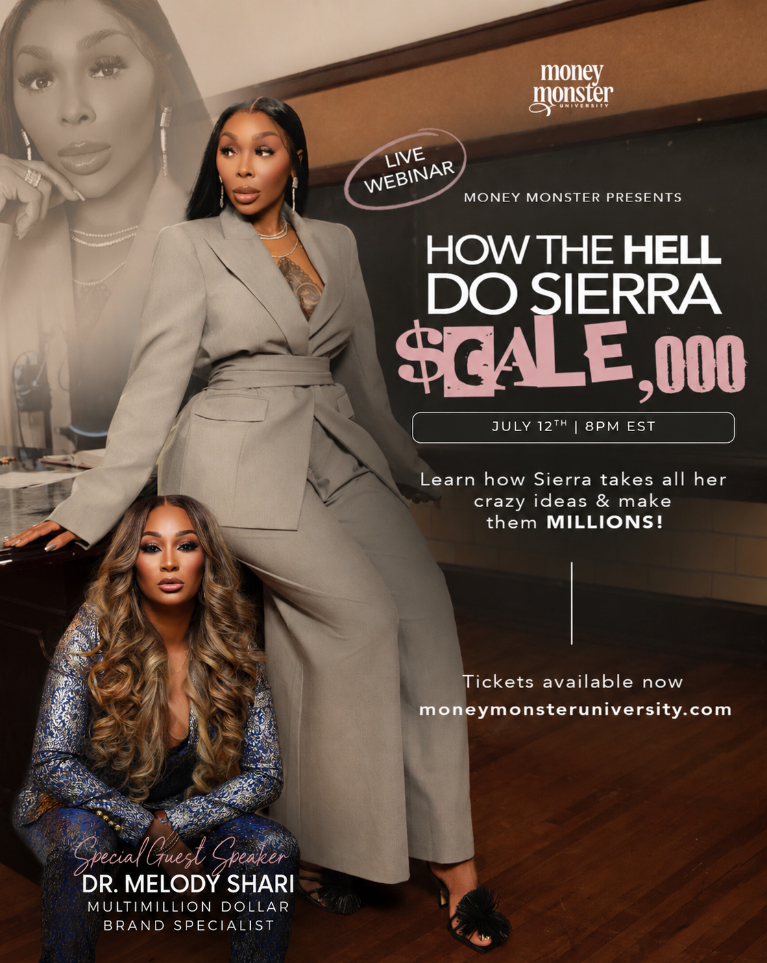 LIVE WEBINAR - How the Hell Do Sierra $CALE,000? Learn the secrets the so-called “Girl Bosses” wont tell you! Ft. Dr. Melody Shari